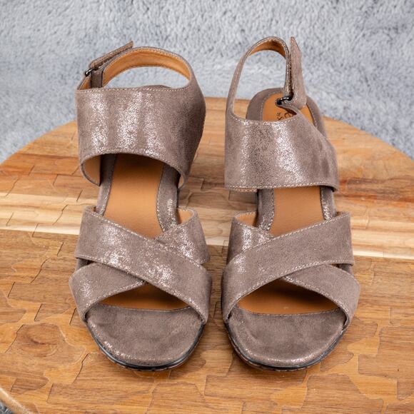 EUROSOFT Vierra Sandal NWOB Brown Size 7 M - Picture 2 of 6